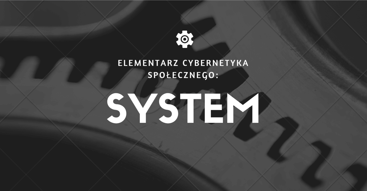 Elementarz cybernetyka społecznego:  system