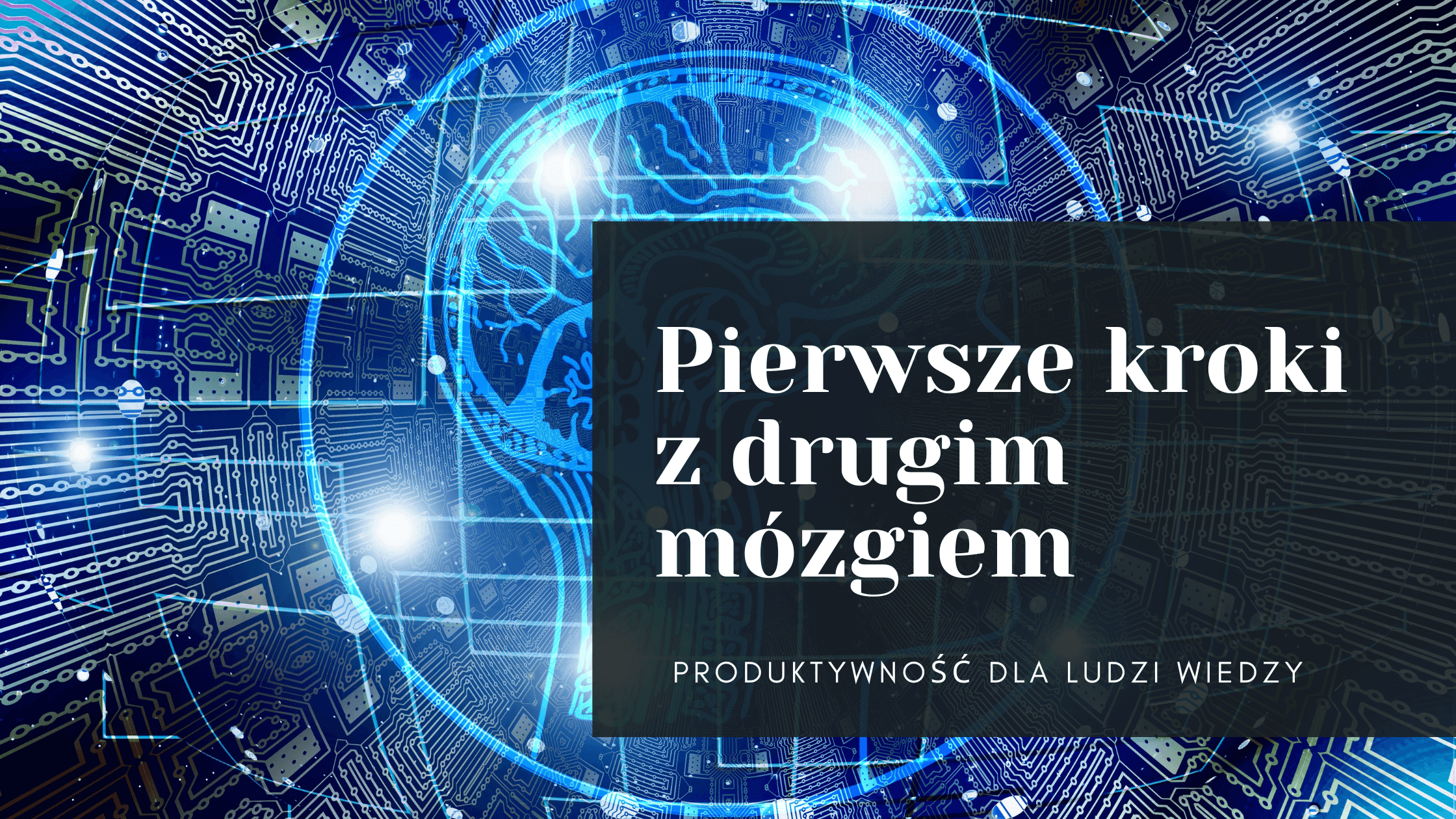 [Produktywność dla ludzi wiedzy] – pierwsze kroki z drugim mózgiem